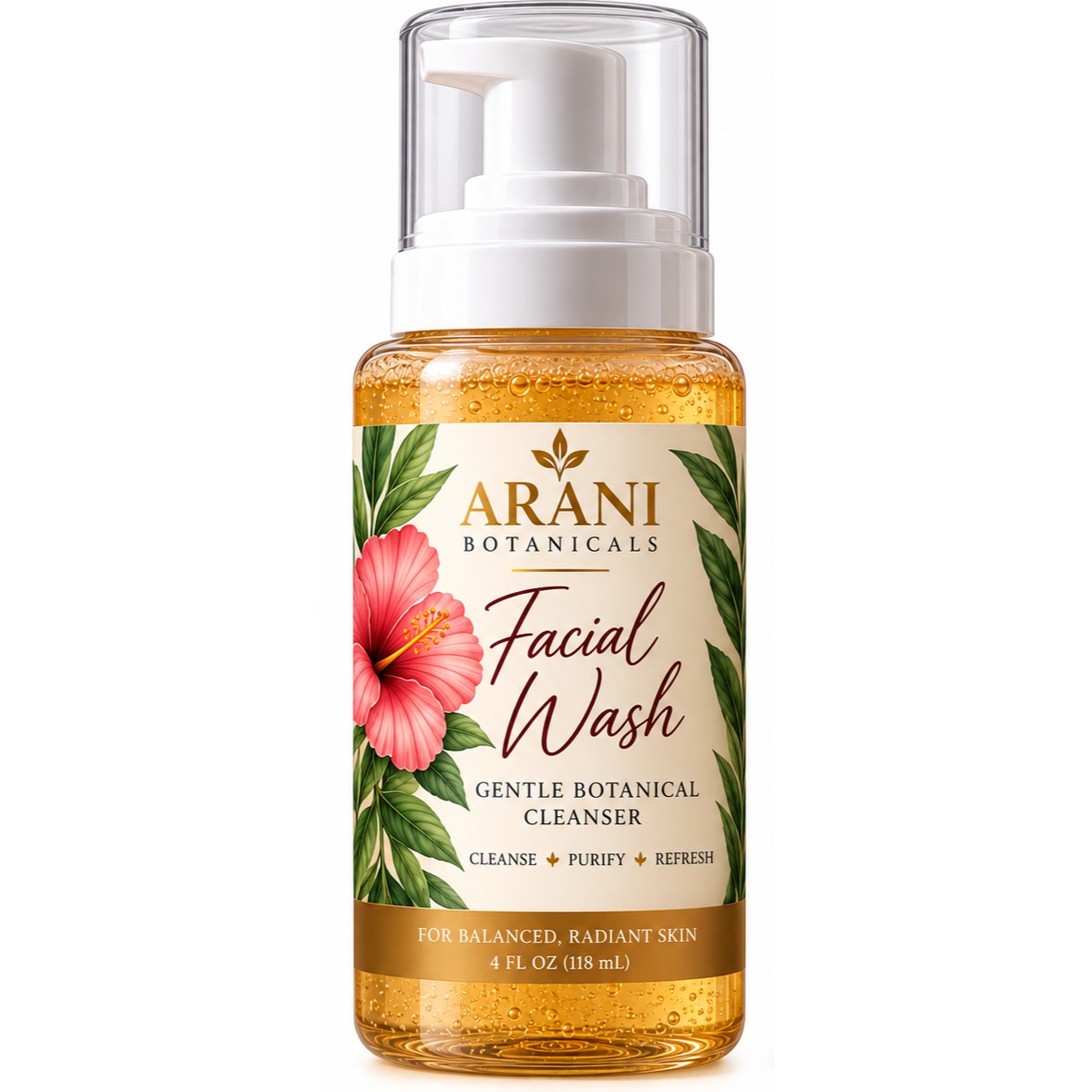 Arani Botanicals Facial Wash, 4 fl oz